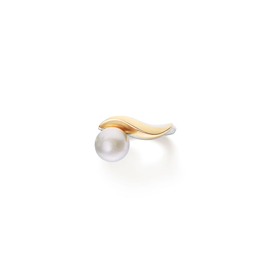 Anello 'Flame' con perla base argento FLAME | AN1 PERLAB ARG